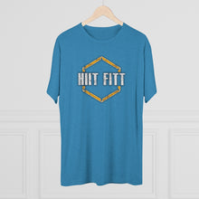 Load image into Gallery viewer, HIIT FITT Tri-Blend Tee with Yellow Hex Logo (7 Colors)