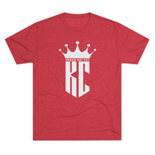 Load image into Gallery viewer, KC Crown: Unisex Tri-Blend Crew Tee