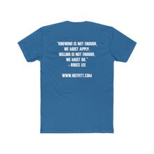 Load image into Gallery viewer, Men's Cotton Crew Tee: Kettlebell King Collection w/ Bruce Lee quote