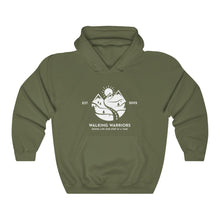 Load image into Gallery viewer, WALKING WARRIORS: Unisex Heavy Blend™ Hoodie: White Mountains (8 colors)