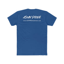Load image into Gallery viewer, AZN PRD Men's Cotton Black n White Tee: ASIAN PRIDE w/ website (7 Colors)