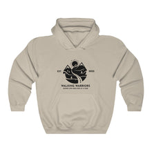 Load image into Gallery viewer, WALKING WARRIORS: Unisex Heavy Blend™ Hoodie: Black Mountains (12 colors)