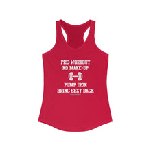 Load image into Gallery viewer, HIIT FITT Women's Racerback Tank: "PRE WORKOUT NO MAKE-UP"