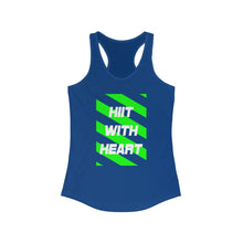 Load image into Gallery viewer, HIIT FITT Women's Racerback Tank: HIIT WITH HEART (7 Colors)