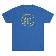 Load image into Gallery viewer, AZN PRD Super Soft Tri-Blend Tee with Yellow Logo