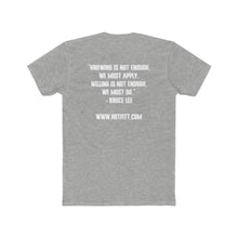 Load image into Gallery viewer, Men's Cotton Crew Tee: Kettlebell King Collection w/ Bruce Lee quote