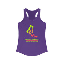 Load image into Gallery viewer, WALKING WARRIORS: Duo-Blend Racerback Tank: Green/Red (4 colors)