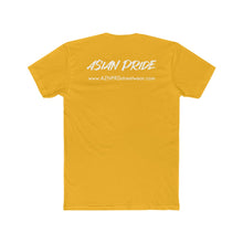 Load image into Gallery viewer, AZN PRD Men's Cotton Black n White Tee: ASIAN PRIDE w/ website (7 Colors)
