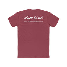 Load image into Gallery viewer, AZN PRD Men's Cotton Black n White Tee: ASIAN PRIDE w/ website (7 Colors)