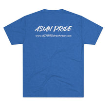 Load image into Gallery viewer, AZN PRD Tri-Blend Tee: Asian Pride w/ website (5 Colors)