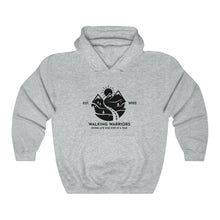 Load image into Gallery viewer, WALKING WARRIORS: Unisex Heavy Blend™ Hoodie: Black Mountains (12 colors)