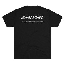 Load image into Gallery viewer, AZN PRD Tri-Blend Tee: Asian Pride w/ website (5 Colors)