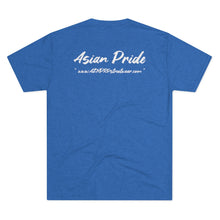 Load image into Gallery viewer, AZN PRD Super Soft Tri-Blend Tee: Asian Pride w/ website on back (5 Colors)
