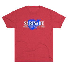 Load image into Gallery viewer, SARINADE: Blue Unisex Tri-Blend Tee (3 colors)