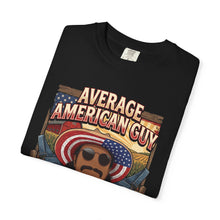 Load image into Gallery viewer, Average American Guy Retro Graphic T-Shirt - Patriotic Vintage Truck &amp; Cowboy Design
