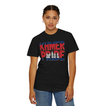 Load image into Gallery viewer, Khmer Pride Garment-Dyed T-Shirt, Unisex Wear, Cambodian Pride Apparel, Cultural Celebration Shirt, Gift for Khmer Heritage
