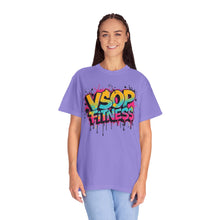 Load image into Gallery viewer, Unisex Garment-Dyed T-Shirt with VSOP Fitness Design - Trendy Workout Tee for Fitness Lovers, Stylish Fitness Gift, Casual Wear, Gym [...]

