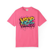 Load image into Gallery viewer, Unisex Garment-Dyed T-Shirt with VSOP Fitness Design - Trendy Workout Tee for Fitness Lovers, Stylish Fitness Gift, Casual Wear, Gym [...]
