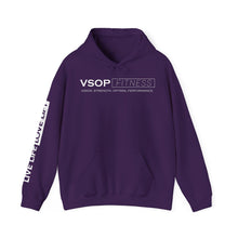 Load image into Gallery viewer, VSOP Fitness Hoodie with LIVE LIFE LOVE LIFT (white font)
