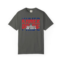 Load image into Gallery viewer, Khmer Pride Garment-Dyed T-Shirt, Unisex Wear, Cambodian Pride Apparel, Cultural Celebration Shirt, Gift for Khmer Heritage
