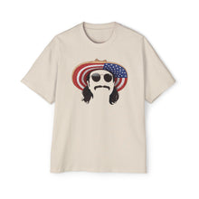 Load image into Gallery viewer, Average American Guy - Heavy Oversized Graphic Tee - American Flag Hat &amp; Sunglasses Men's T‑Shirt
