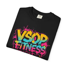 Load image into Gallery viewer, Unisex Garment-Dyed T-Shirt with VSOP Fitness Design - Trendy Workout Tee for Fitness Lovers, Stylish Fitness Gift, Casual Wear, Gym [...]
