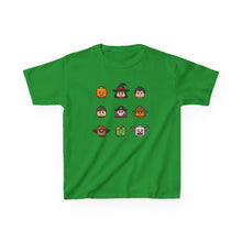 Load image into Gallery viewer, Trick-or-Treaters Set, Halloween Kids Tee with Fun Characters, Cute Halloween T-Shirt, Kids Costume Shirt, Spooky Vibe Shirt, Gift for Kids
