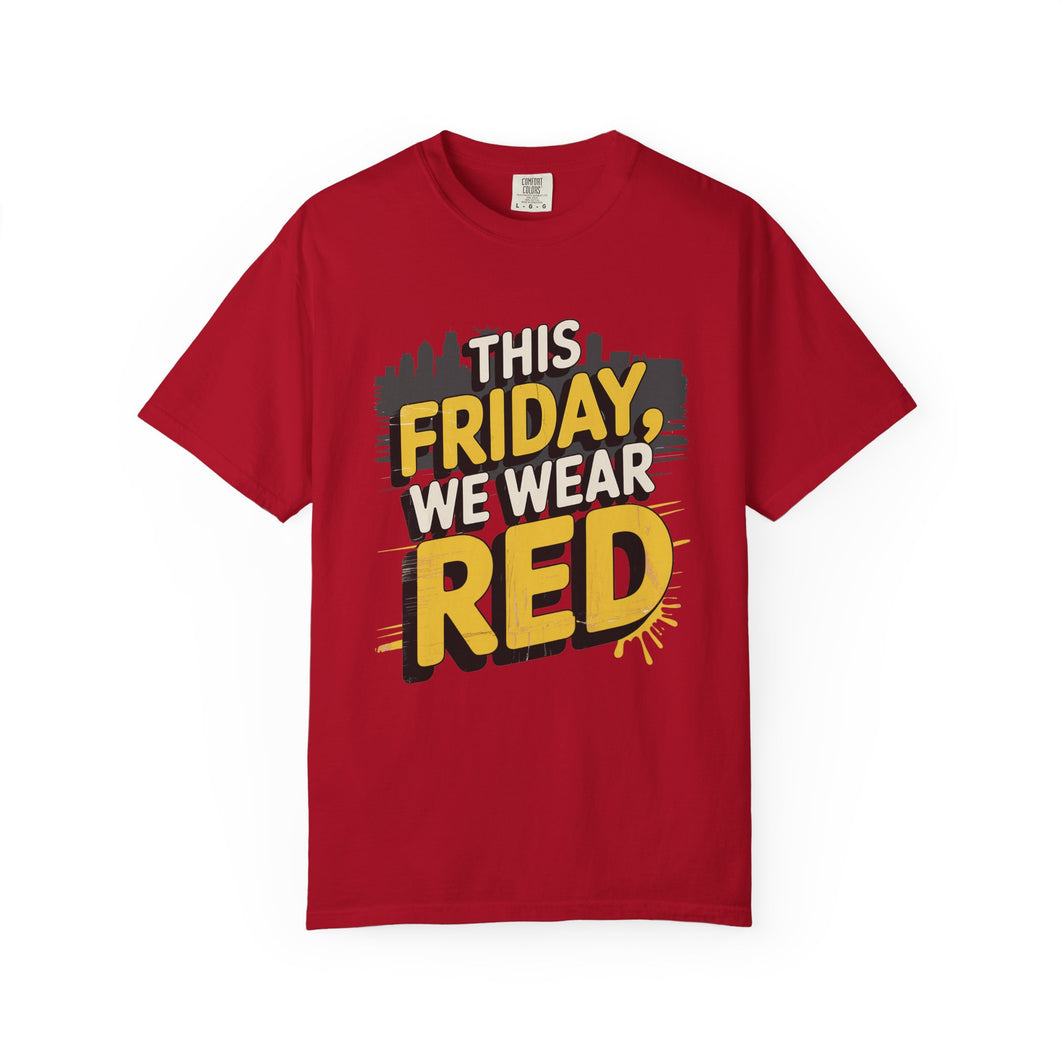 Unisex Garment-Dyed T-Shirt with Motivational Quotes, Casual Wear for Friends Gatherings, Perfect for Casual Fridays and Celebrations