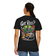 Load image into Gallery viewer, Got Rice? (Front &amp; Back) Asian, AAPI, Vintage Unisex T-Shirt, Casual Wear, Foodie Gift, Graphic Tee, Gift for Rice Lovers, Stylish Apparel
