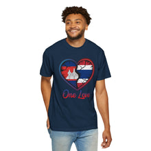 Load image into Gallery viewer, Heart-Shaped Khmer &amp; Thai Pride T-shirt, One Love Tee, Gift for Couples, Casual Wear, Unique Graphic Shirt
