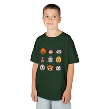 Load image into Gallery viewer, Trick-or-Treaters Set, Kids Halloween Graphic Tee, Spooky Themed T-Shirt for Kids, Halloween Costume Shirt, Party Wear, Fall Celebration Apparel
