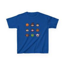 Load image into Gallery viewer, Trick-or-Treaters Set, Halloween Kids Tee with Fun Characters, Cute Halloween T-Shirt, Kids Costume Shirt, Spooky Vibe Shirt, Gift for Kids
