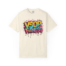 Load image into Gallery viewer, Unisex Garment-Dyed T-Shirt with VSOP Fitness Design - Trendy Workout Tee for Fitness Lovers, Stylish Fitness Gift, Casual Wear, Gym [...]

