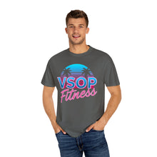 Load image into Gallery viewer, Unisex Garment-Dyed Fitness T-Shirt, Beach Vibes Tee, VSOP Fitness Top, Summer Workout Shirt, Casual All-Day Wear, Relaxed Style, Gift [...]
