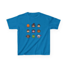 Load image into Gallery viewer, Trick-or-Treaters Set, Halloween Kids Tee with Fun Characters, Cute Halloween T-Shirt, Kids Costume Shirt, Spooky Vibe Shirt, Gift for Kids
