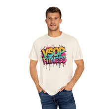 Load image into Gallery viewer, Unisex Garment-Dyed T-Shirt with VSOP Fitness Design - Trendy Workout Tee for Fitness Lovers, Stylish Fitness Gift, Casual Wear, Gym [...]
