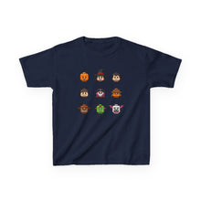 Load image into Gallery viewer, Trick-or-Treaters Set, Halloween Kids Tee with Fun Characters, Cute Halloween T-Shirt, Kids Costume Shirt, Spooky Vibe Shirt, Gift for Kids
