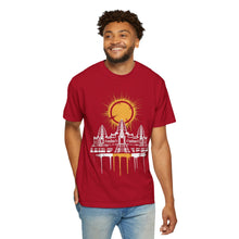 Load image into Gallery viewer, Sun Halo AngkorWat T-shirt | Boho Style Tee, Unisex Graphic Shirt, Casual Wear, Travel Souvenir, Unique Gift Idea
