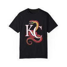 Load image into Gallery viewer, KC Snake Unisex Garment-Dyed T-Shirt - Stylish &amp; Comfortable Tee for Fans
