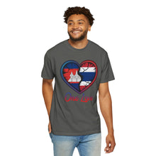 Load image into Gallery viewer, Heart-Shaped Khmer &amp; Thai Pride T-shirt, One Love Tee, Gift for Couples, Casual Wear, Unique Graphic Shirt
