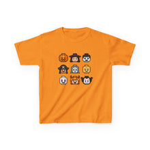 Load image into Gallery viewer, Trick-or-Treaters Set, Kids Halloween Graphic Tee, Spooky Themed T-Shirt for Kids, Halloween Costume Shirt, Party Wear, Fall Celebration Apparel
