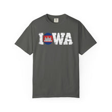 Load image into Gallery viewer, IOWA Khmer T-Shirt | Casual Travel Tee | Gift for Adventurers, Tourists, History Lovers, Vacation Apparel, Unisex Clothing
