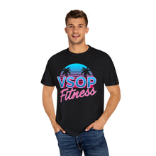 Load image into Gallery viewer, Unisex Garment-Dyed Fitness T-Shirt, Beach Vibes Tee, VSOP Fitness Top, Summer Workout Shirt, Casual All-Day Wear, Relaxed Style, Gift [...]
