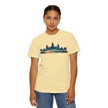 Load image into Gallery viewer, Watercolor Angkor Wat Inspired T-Shirt | Casual Travel Tee | Gift for Adventurers, Tourists, History Lovers, Vacation Apparel, Unisex Clothing
