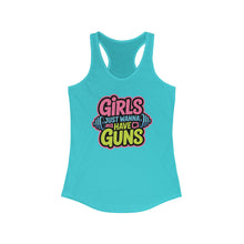 Load image into Gallery viewer, Empowering Women&#39;s Workout Tank 2 | Girls Just Wanna Have Guns | Fitness Top, Gym Shirt, Gift for Her, Activewear
