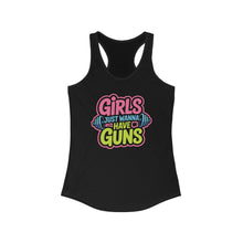 Load image into Gallery viewer, Empowering Women&#39;s Workout Tank 2 | Girls Just Wanna Have Guns | Fitness Top, Gym Shirt, Gift for Her, Activewear
