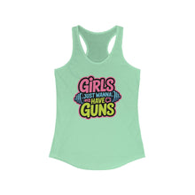 Load image into Gallery viewer, Empowering Women&#39;s Workout Tank 2 | Girls Just Wanna Have Guns | Fitness Top, Gym Shirt, Gift for Her, Activewear
