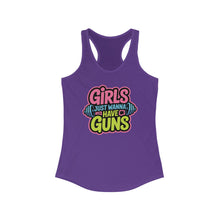 Load image into Gallery viewer, Empowering Women&#39;s Workout Tank 2 | Girls Just Wanna Have Guns | Fitness Top, Gym Shirt, Gift for Her, Activewear
