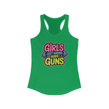 Load image into Gallery viewer, Empowering Women&#39;s Workout Tank 2 | Girls Just Wanna Have Guns | Fitness Top, Gym Shirt, Gift for Her, Activewear

