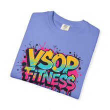 Load image into Gallery viewer, Unisex Garment-Dyed T-Shirt with VSOP Fitness Design - Trendy Workout Tee for Fitness Lovers, Stylish Fitness Gift, Casual Wear, Gym [...]
